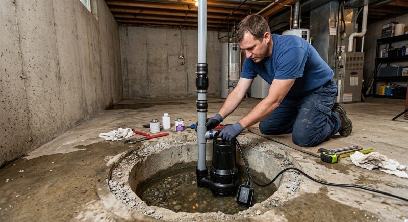 Drainage Pump Installation in Manchester, NH