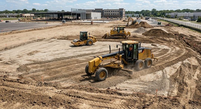 Parking Lot Excavation in Gainesville, GA