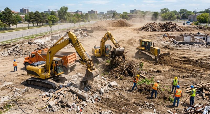 Building Site Clearing in Marietta, GA