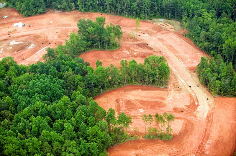 Construction Site Land Clearing in Marietta, GA
