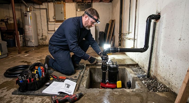 Ejector Pump Installation in Manchester, NH
