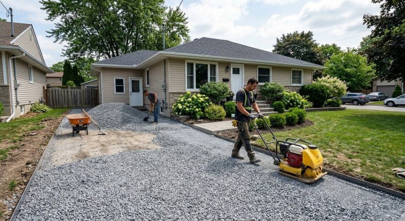 Gravel Pouring in Waldorf, MD