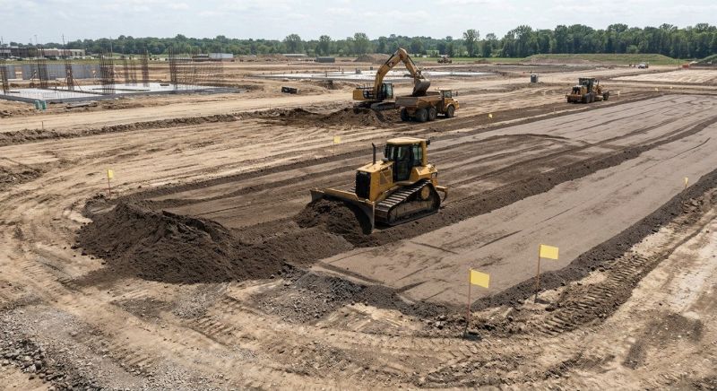 Parking Lot Excavation in Katy, TX