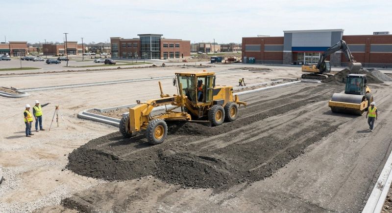 Parking Lot Leveling in South Houston, TX